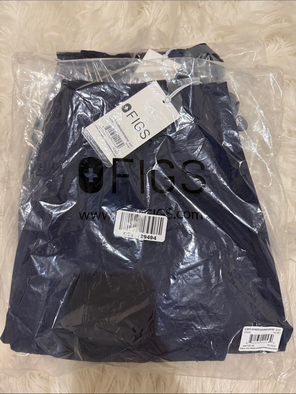 FIGS Scrub pants high waisted-Navy